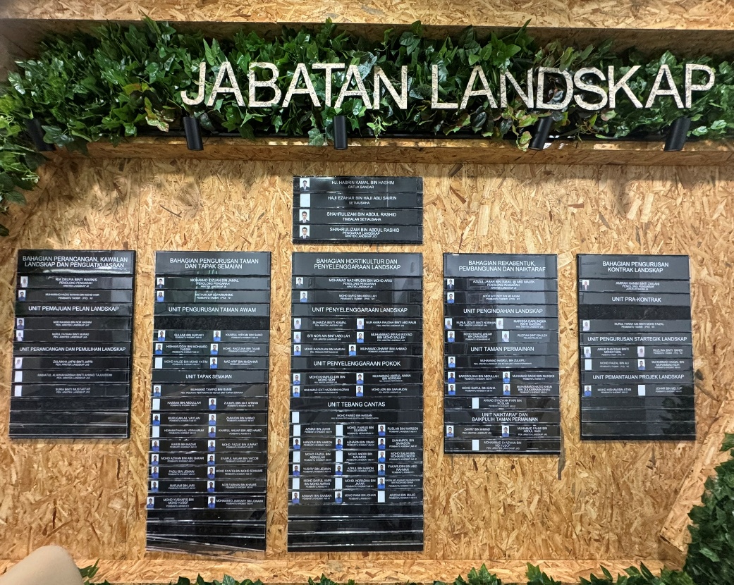 OSB dan Ecopeal di pejabat landskap