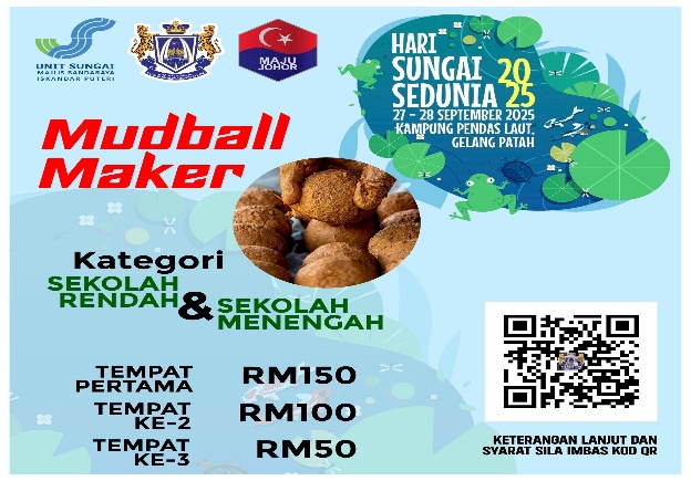 Poster Program Rawatan Sungai dengan EM Mudball