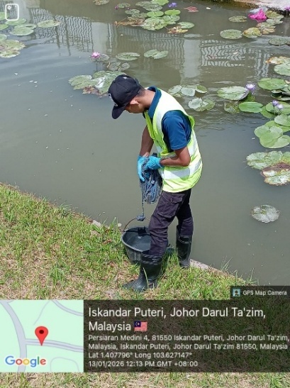 Persampelan pelepasan sisa air