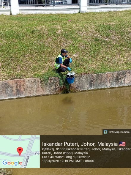 Rawatan pelepasan sisa air di pejabat MBIP Medini
